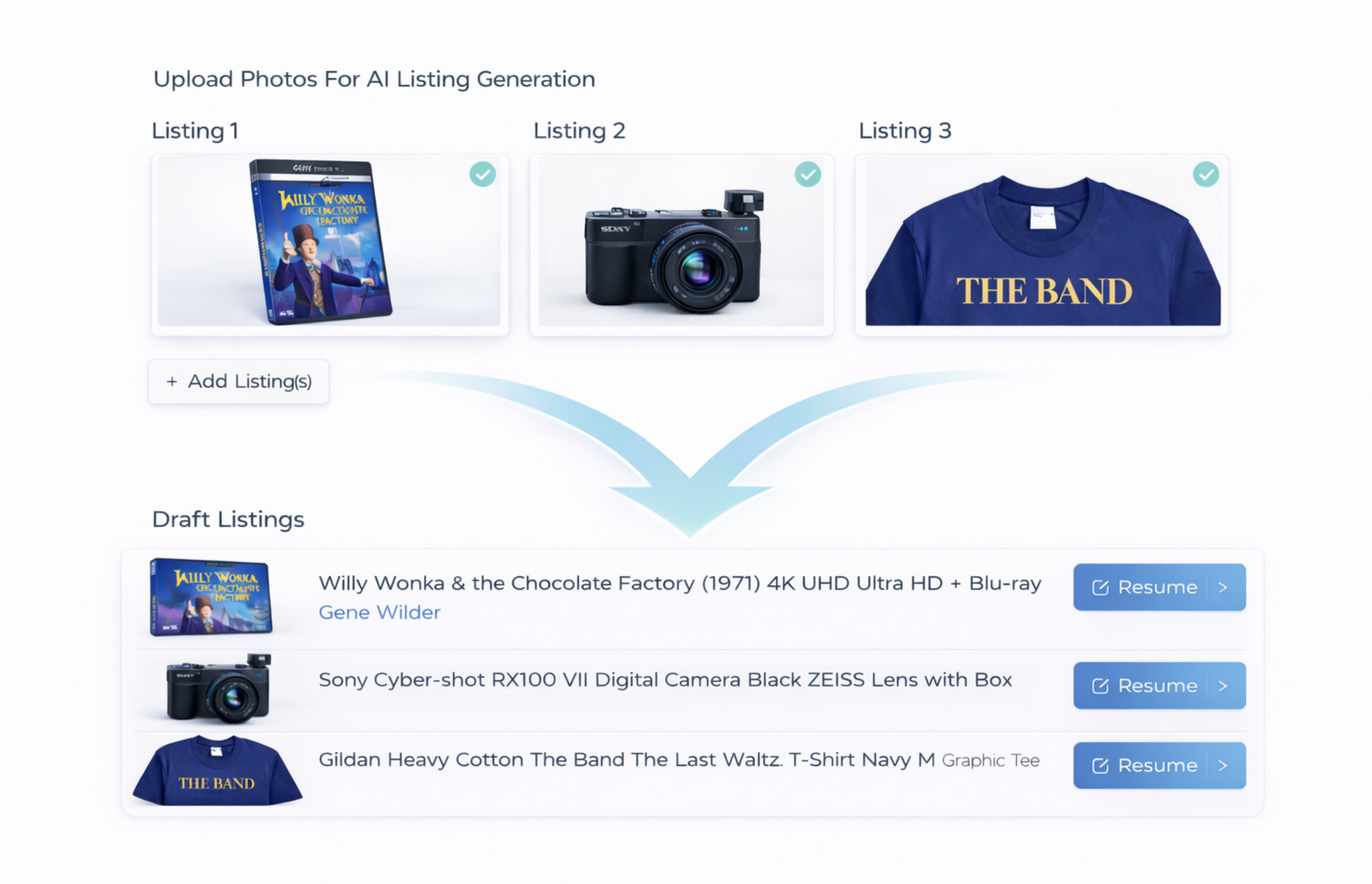 AI reading measurements and extracting listing data